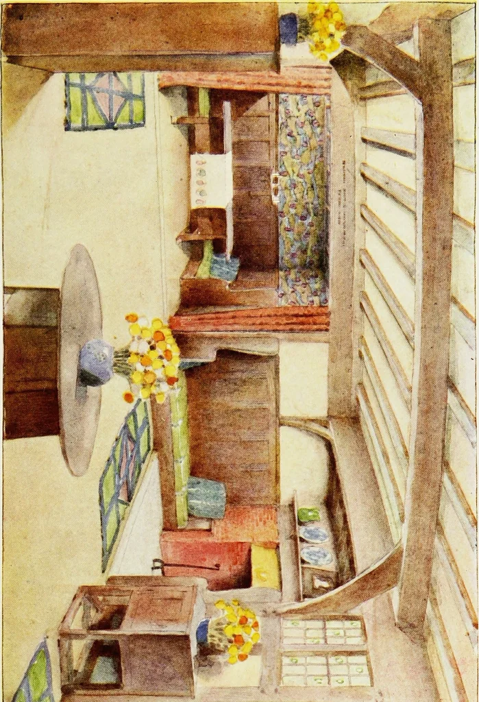 An illustration from Houses and gardens, 1906, leaf 239