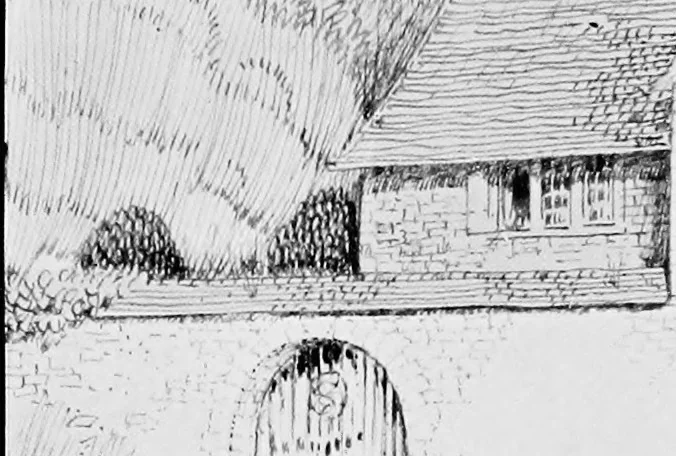 An illustration from Houses and gardens, 1906, leaf 241