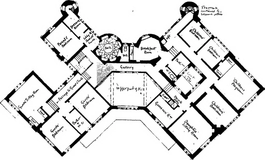 An illustration from Houses and gardens, 1906, leaf 254