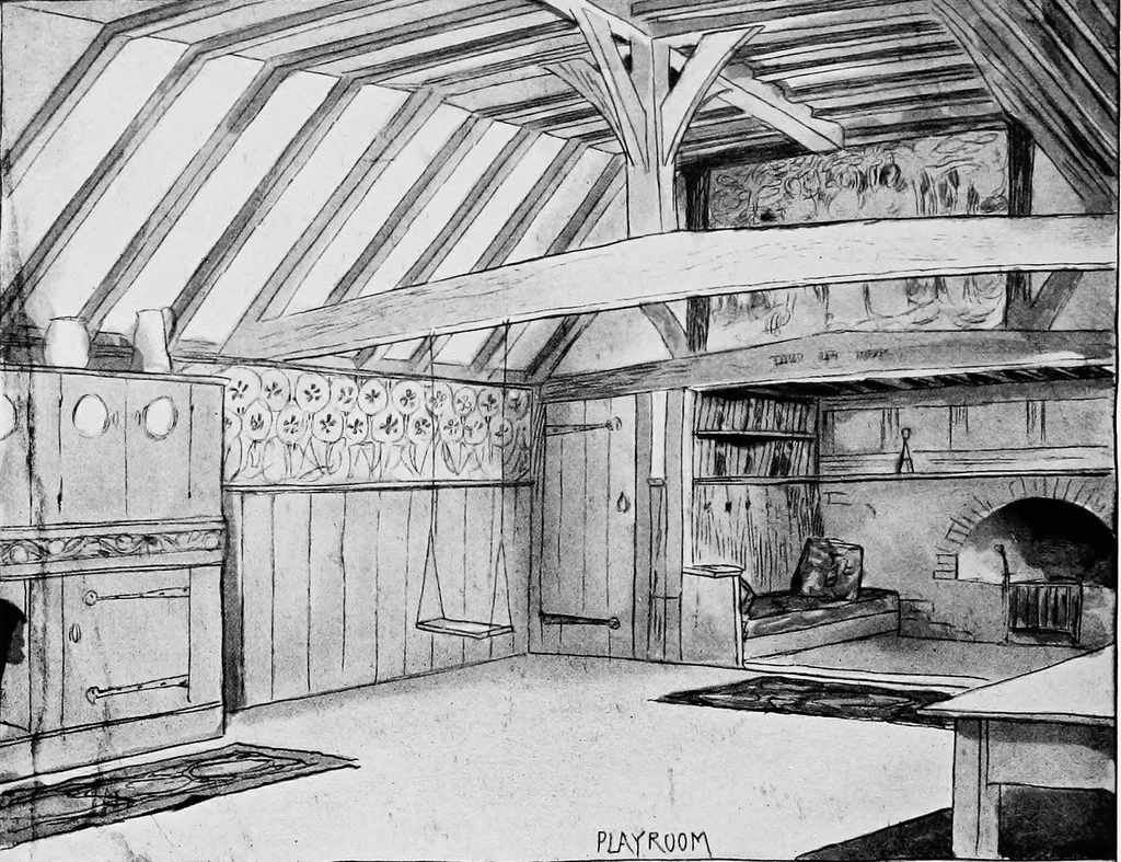 An illustration from Houses and gardens, 1906, leaf 259