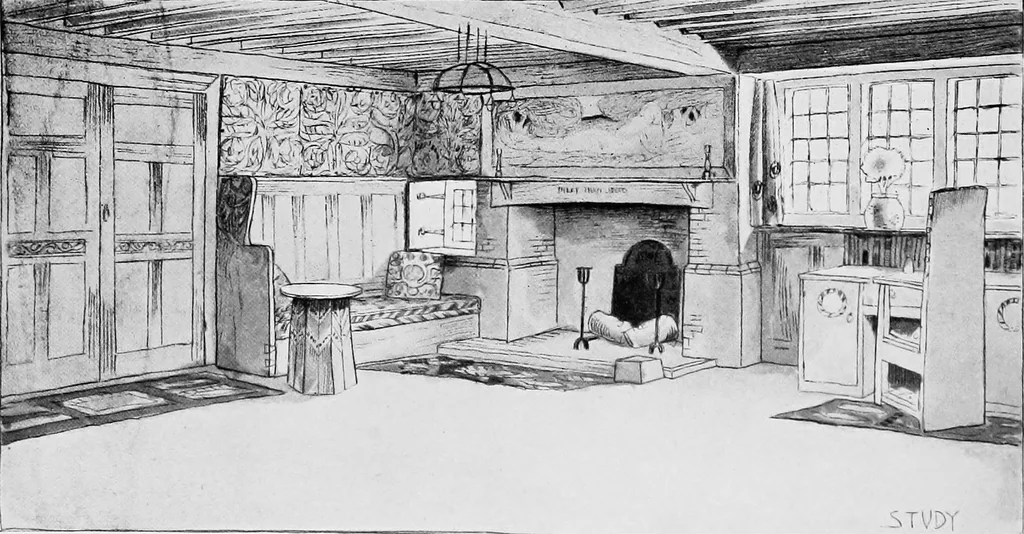 An illustration from Houses and gardens, 1906, leaf 259