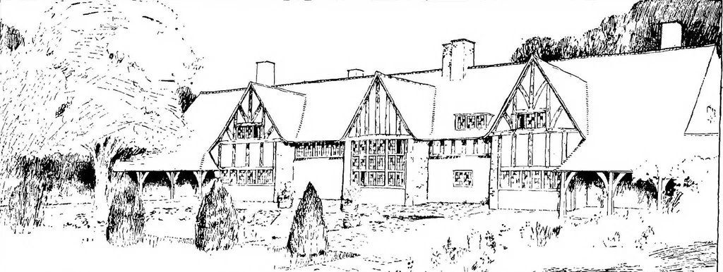 An illustration from Houses and gardens, 1906, leaf 261