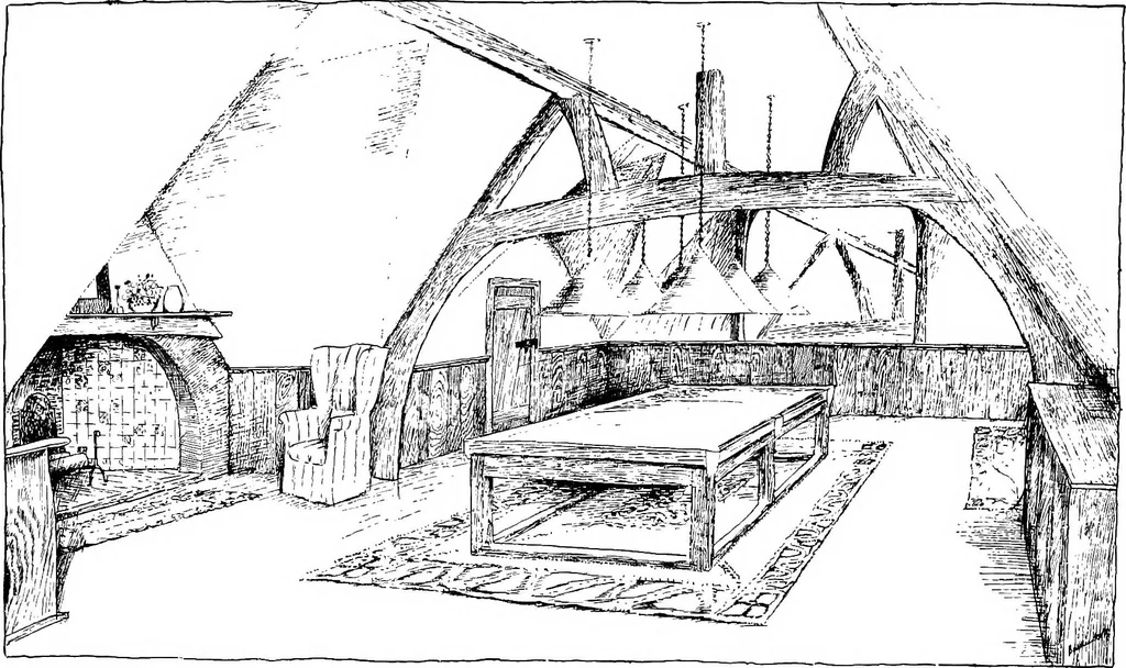 An illustration from Houses and gardens, 1906, leaf 263