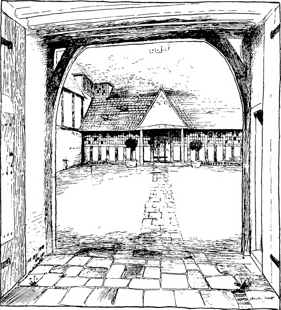 An illustration from Houses and gardens, 1906, leaf 263