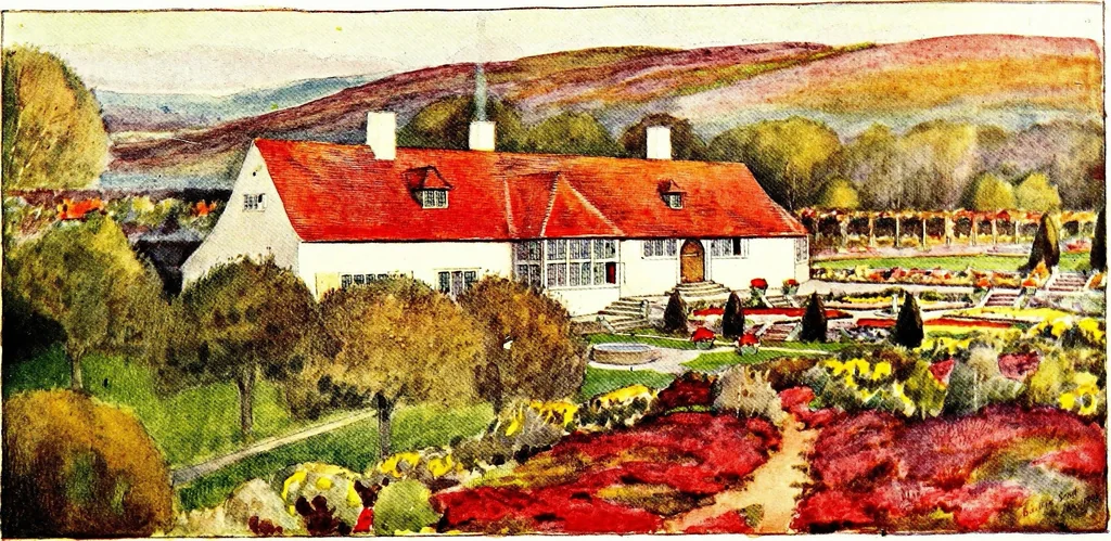 An illustration from Houses and gardens, 1906, leaf 275