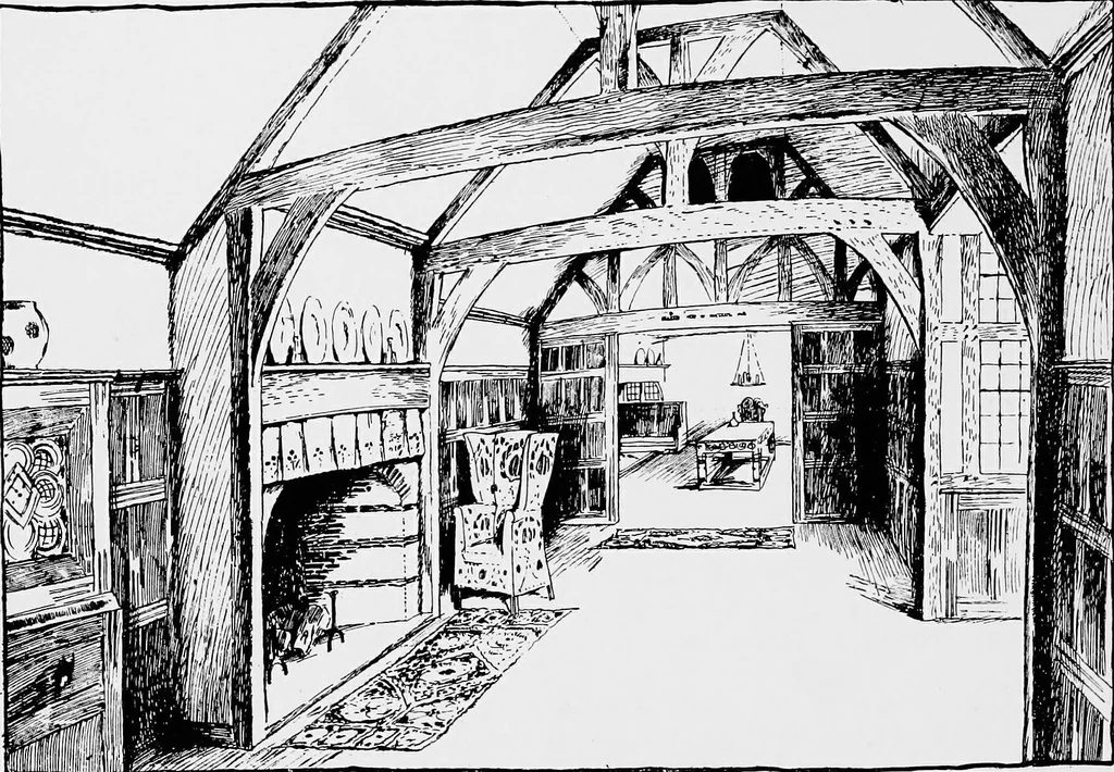 An illustration from Houses and gardens, 1906, leaf 291