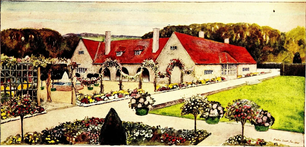An illustration from Houses and gardens, 1906, leaf 294