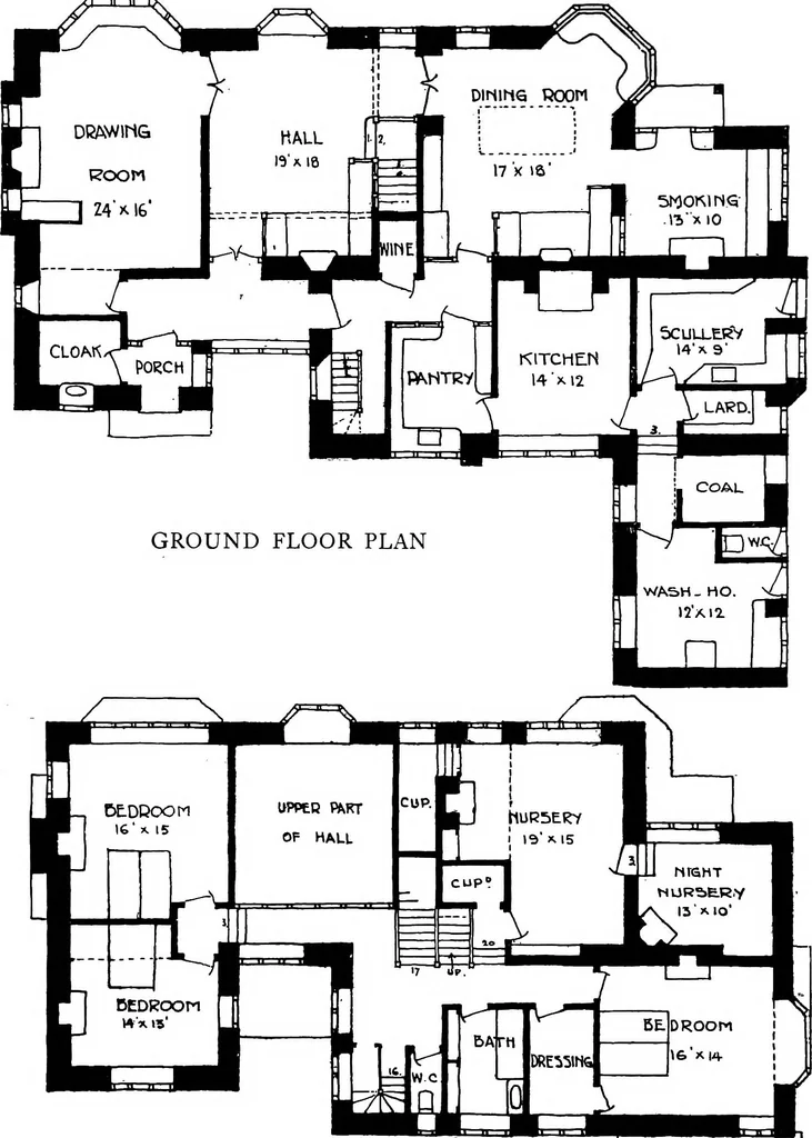 An illustration from Houses and gardens, 1906, leaf 307