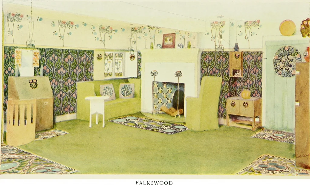 An illustration from Houses and gardens, 1906, leaf 54