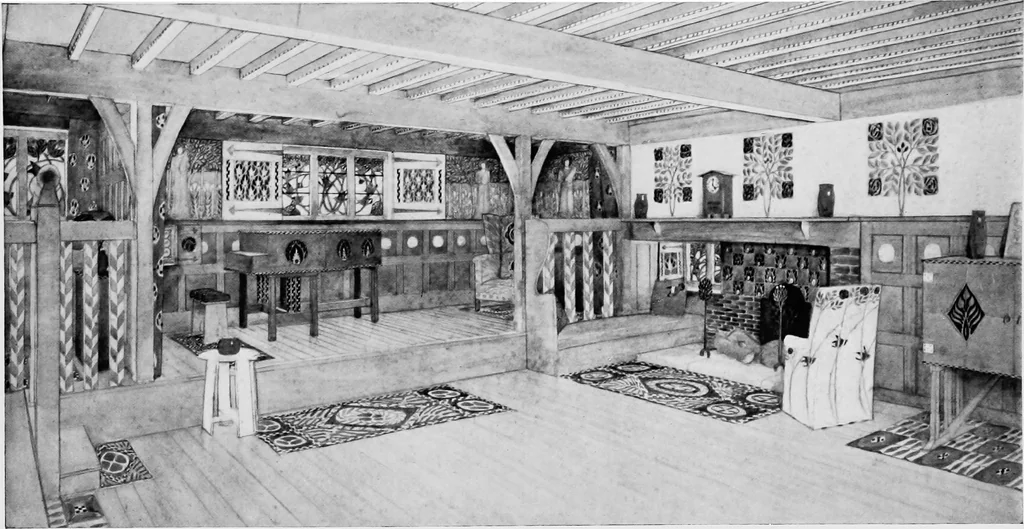 An illustration from Houses and gardens, 1906, leaf 86