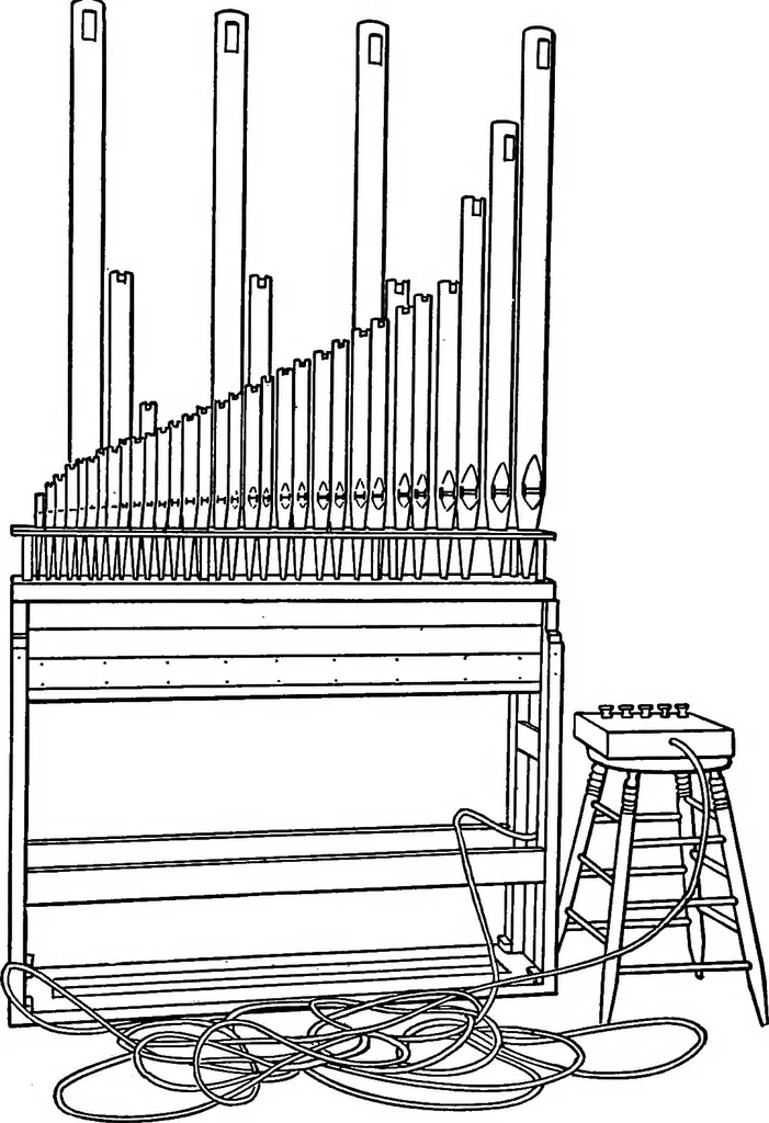 An illustration from Collected papers on acoustics, 1922, leaf 107