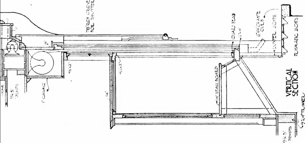 An illustration from English shop-fronts, old and new : a series of examples by leading architects, selected and specially photographed : together with descriptive notes and illustrations, 1907, leaf 132
