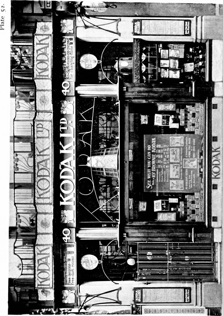 An illustration from English shop-fronts, old and new : a series of examples by leading architects, selected and specially photographed : together with descriptive notes and illustrations, 1907, leaf 174