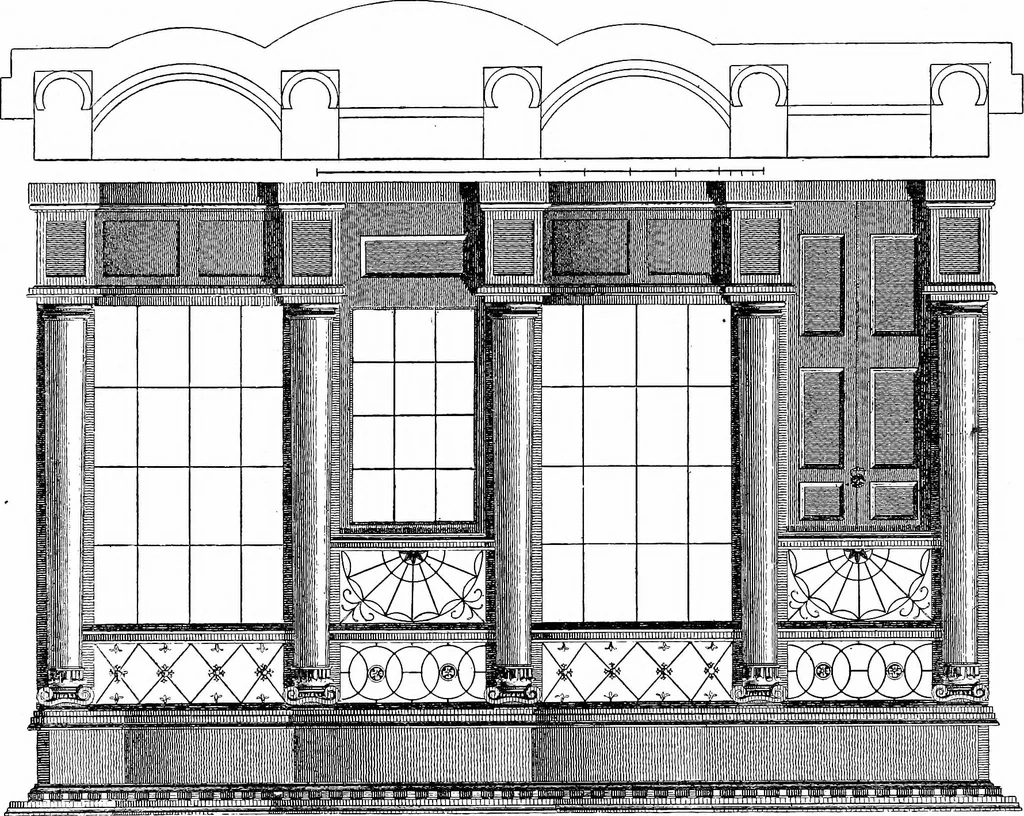An illustration from English shop-fronts, old and new : a series of examples by leading architects, selected and specially photographed : together with descriptive notes and illustrations, 1907, leaf 41