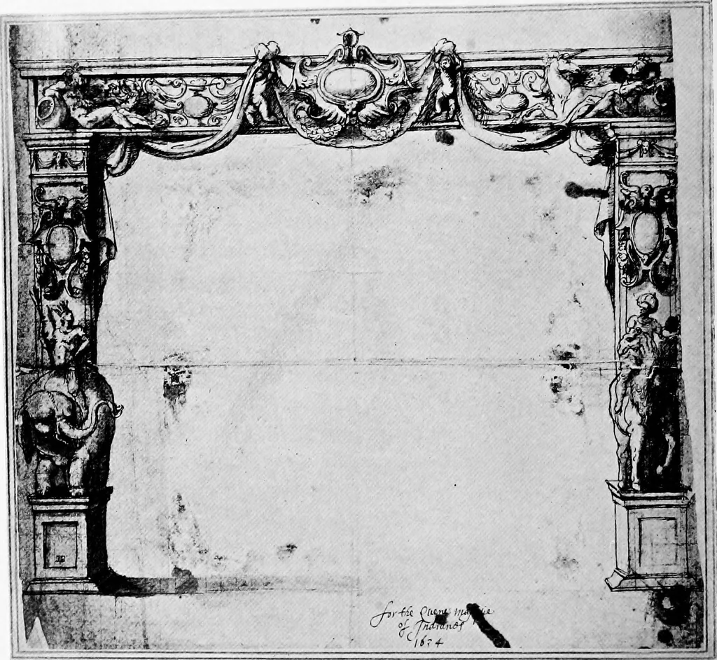 An illustration from Architectural drawing and draughtsmen, 1912, leaf 163