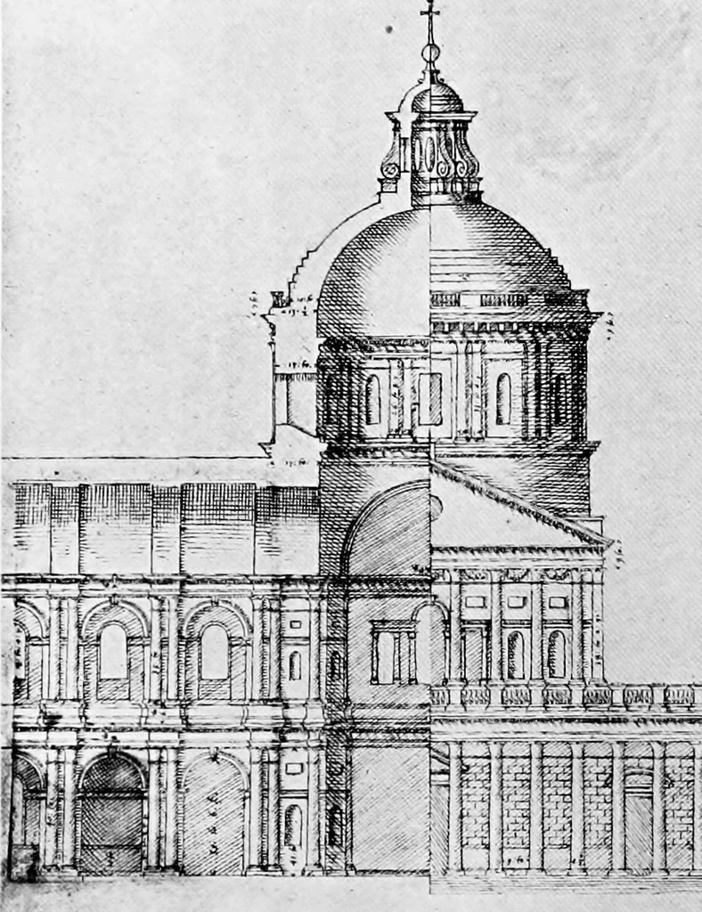 An illustration from Architectural drawing and draughtsmen, 1912, leaf 167