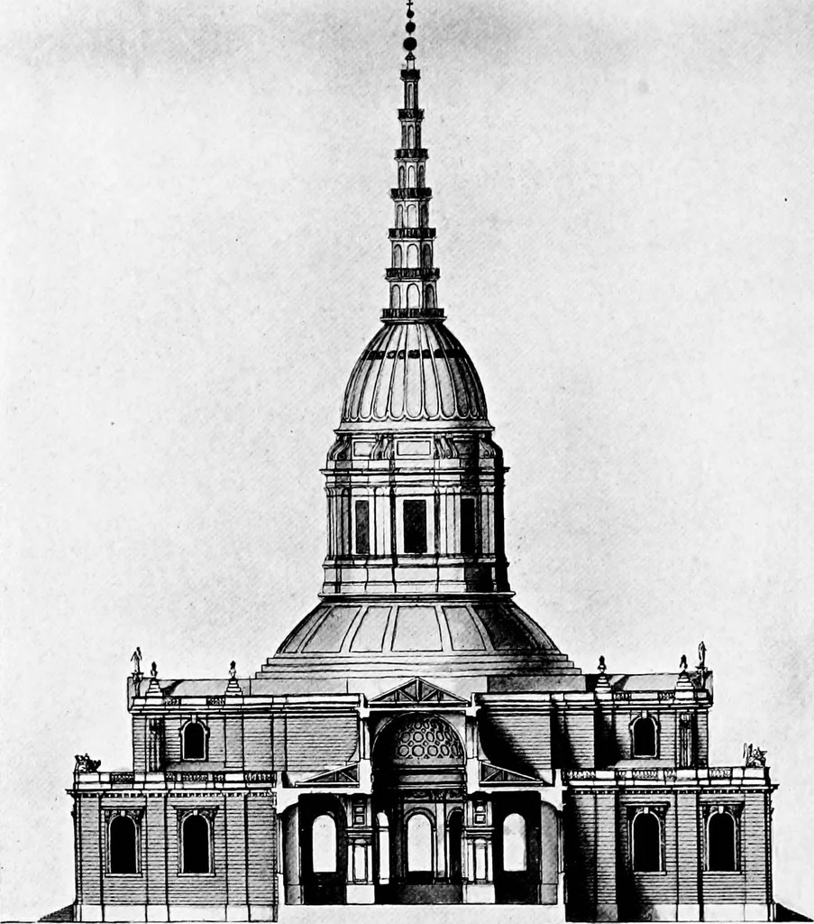 An illustration from Architectural drawing and draughtsmen, 1912, leaf 171