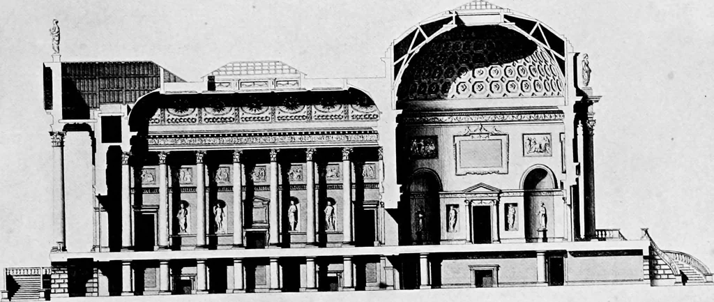 An illustration from Architectural drawing and draughtsmen, 1912, leaf 180