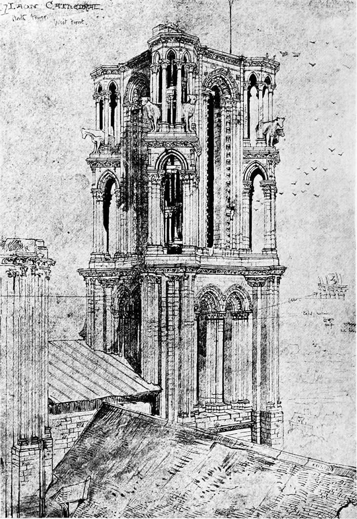 An illustration from Architectural drawing and draughtsmen, 1912, leaf 197