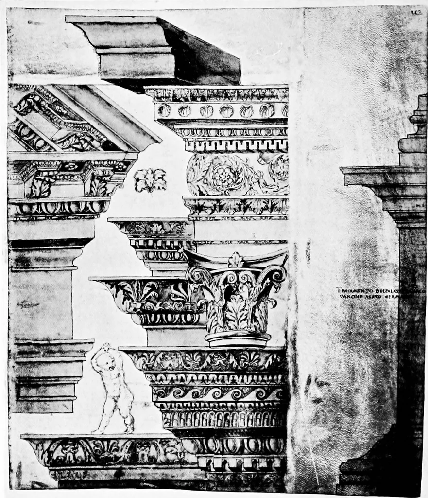 An illustration from Architectural drawing and draughtsmen, 1912, leaf 47