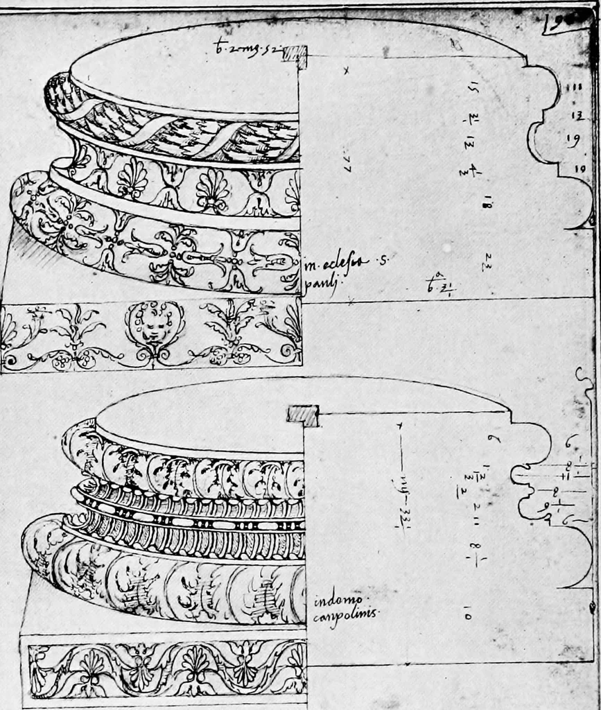 An illustration from Architectural drawing and draughtsmen, 1912, leaf 51