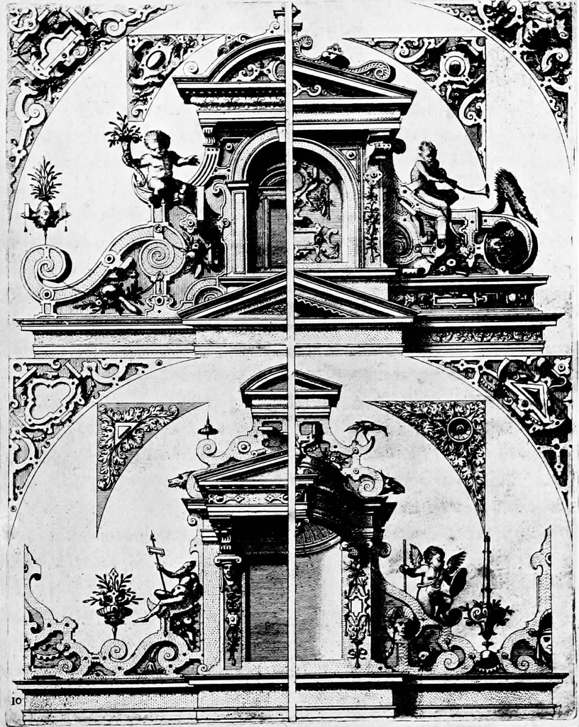 An illustration from Architectural drawing and draughtsmen, 1912, leaf 72