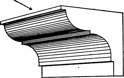 An illustration from Shades and shadows, with applications to architectural details, and exercises in drawing them with the brush and pen .., 1912, leaf 31