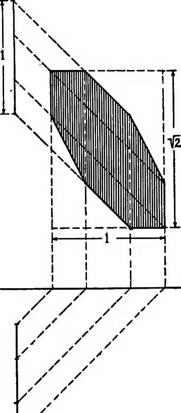 An illustration from Shades and shadows, with applications to architectural details, and exercises in drawing them with the brush and pen .., 1912, leaf 44