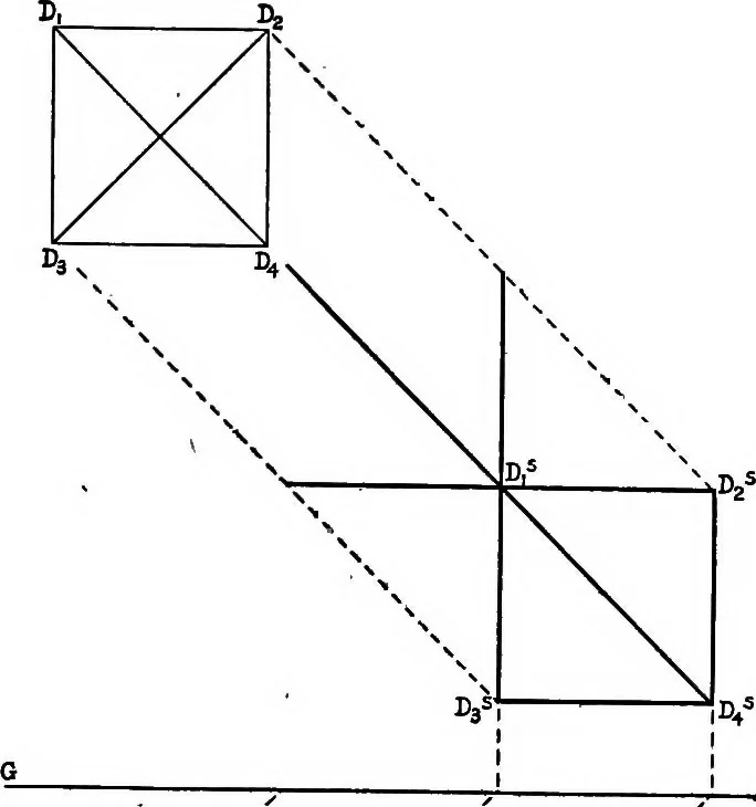 An illustration from Shades and shadows, with applications to architectural details, and exercises in drawing them with the brush and pen .., 1912, leaf 47