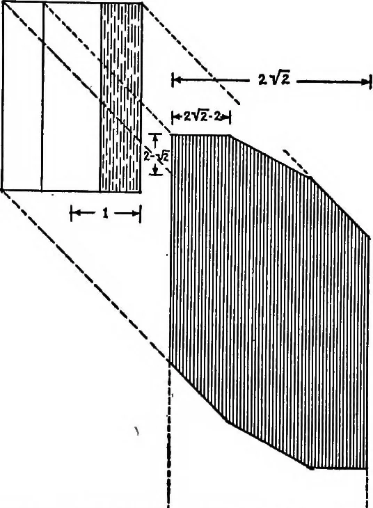 An illustration from Shades and shadows, with applications to architectural details, and exercises in drawing them with the brush and pen .., 1912, leaf 48
