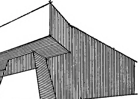 An illustration from Shades and shadows, with applications to architectural details, and exercises in drawing them with the brush and pen .., 1912, leaf 60