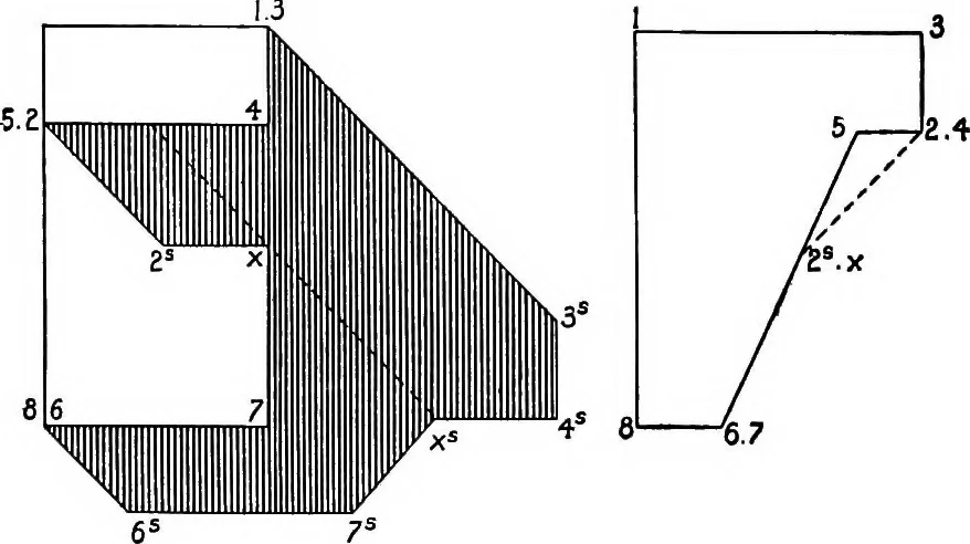 An illustration from Shades and shadows, with applications to architectural details, and exercises in drawing them with the brush and pen .., 1912, leaf 67