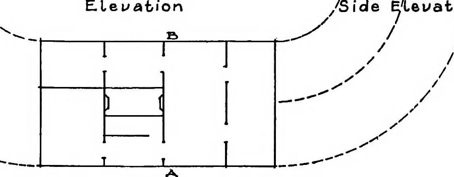 An illustration from Shades and shadows, with applications to architectural details, and exercises in drawing them with the brush and pen .., 1912, leaf 75