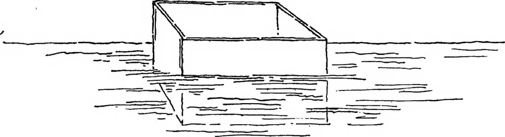 An illustration from Perspective delineation, 1921, leaf 76