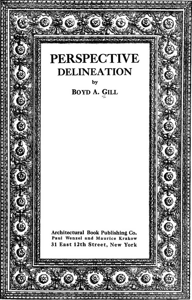 An illustration from Perspective delineation, 1921, leaf 8