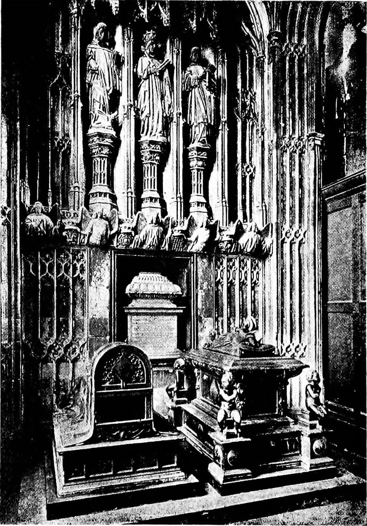An illustration from American churches ... A series of authoritative articles on designing, planning, heating, ventilating, lighting and general equipment of churches as demonstrated by the best practice in the United States, 1915, leaf 101