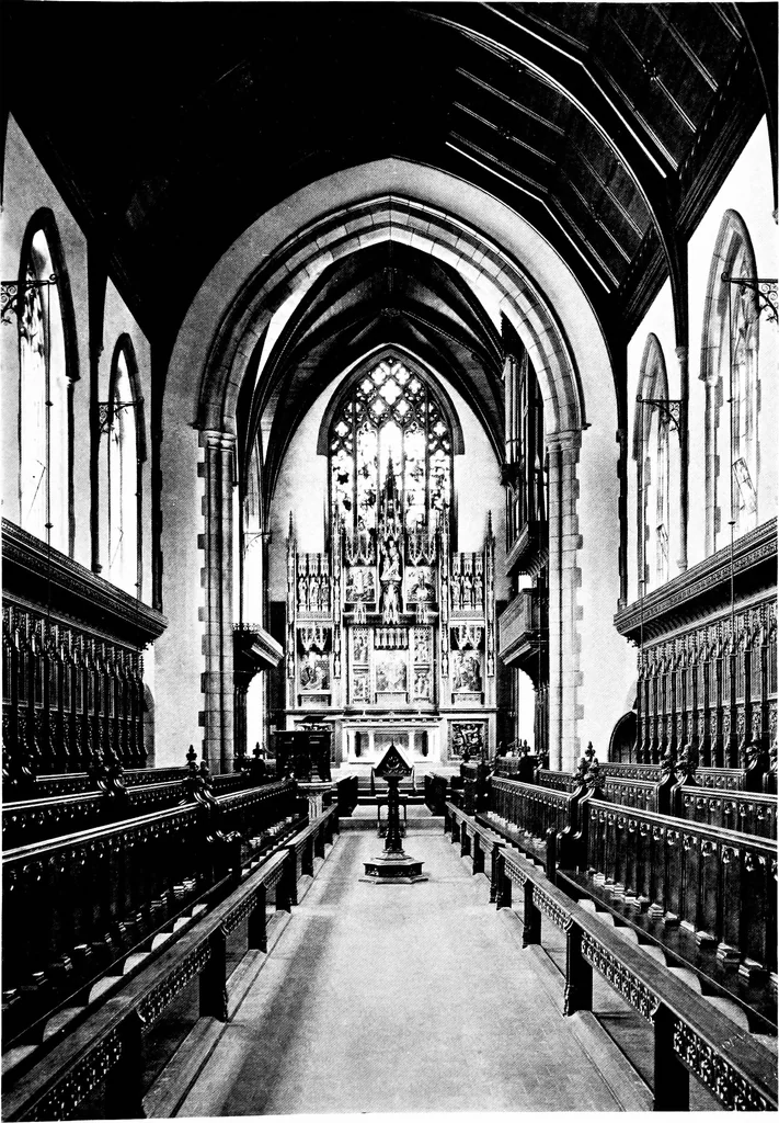 An illustration from American churches ... A series of authoritative articles on designing, planning, heating, ventilating, lighting and general equipment of churches as demonstrated by the best practice in the United States, 1915, leaf 116