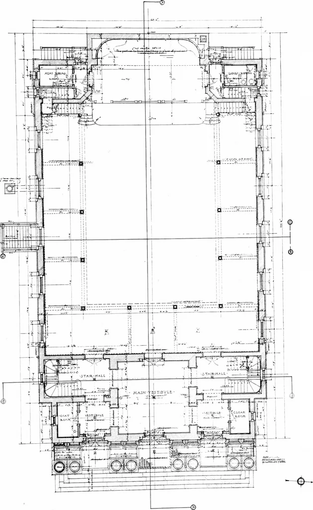 An illustration from American churches ... A series of authoritative articles on designing, planning, heating, ventilating, lighting and general equipment of churches as demonstrated by the best practice in the United States, 1915, leaf 170