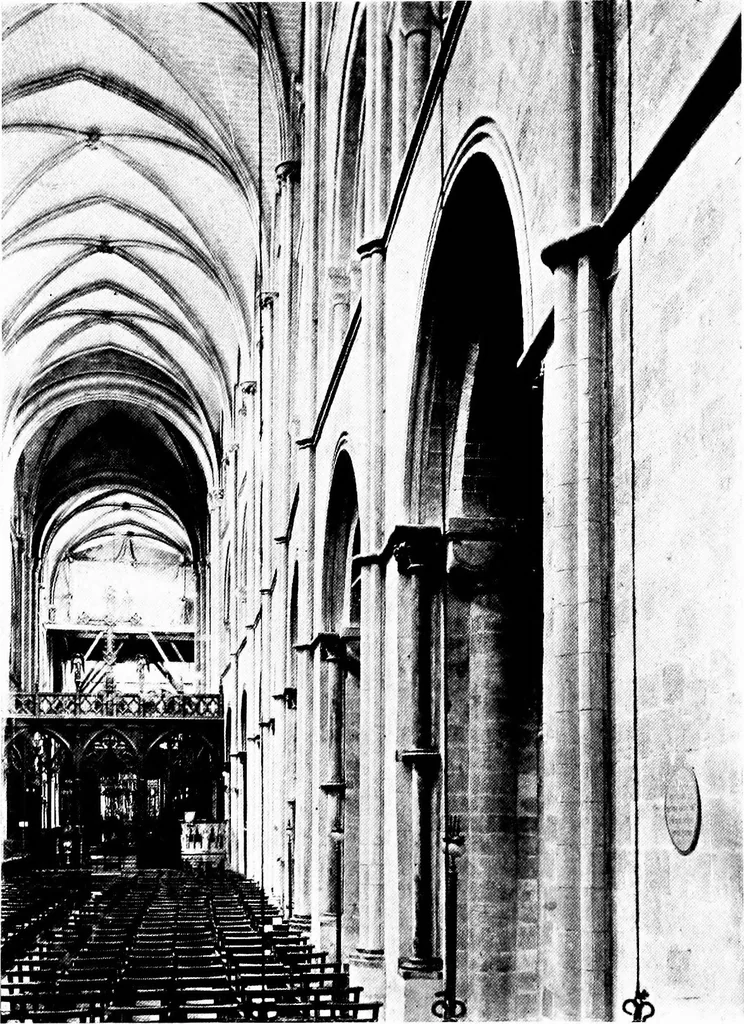 An illustration from American churches ... A series of authoritative articles on designing, planning, heating, ventilating, lighting and general equipment of churches as demonstrated by the best practice in the United States, 1915, leaf 22