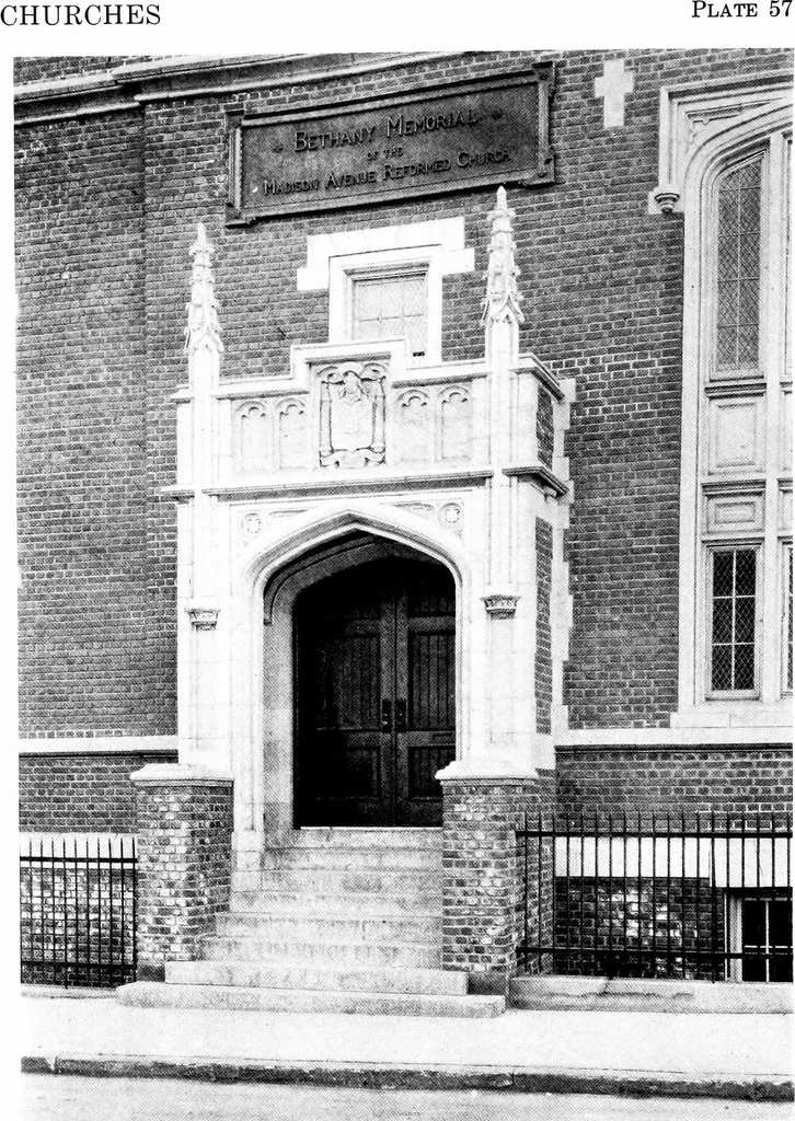 An illustration from American churches ... A series of authoritative articles on designing, planning, heating, ventilating, lighting and general equipment of churches as demonstrated by the best practice in the United States, 1915, leaf 222