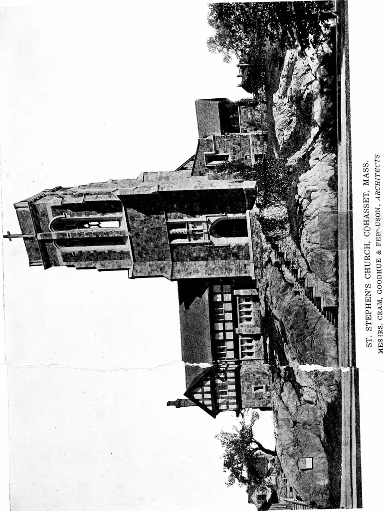 An illustration from American churches ... A series of authoritative articles on designing, planning, heating, ventilating, lighting and general equipment of churches as demonstrated by the best practice in the United States, 1915, leaf 260