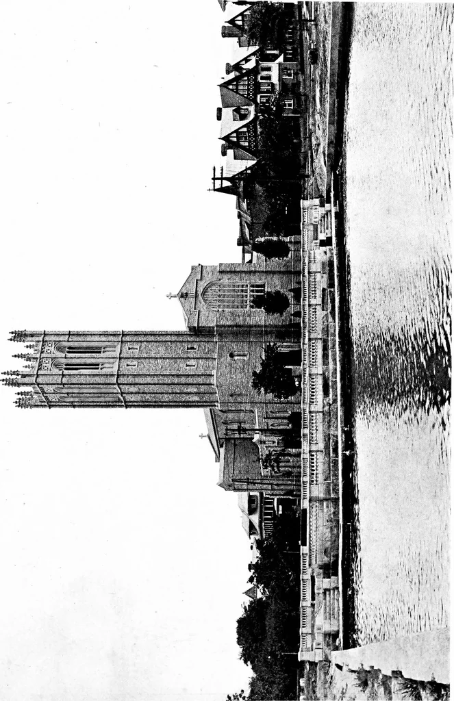 An illustration from American churches ... A series of authoritative articles on designing, planning, heating, ventilating, lighting and general equipment of churches as demonstrated by the best practice in the United States, 1915, leaf 270