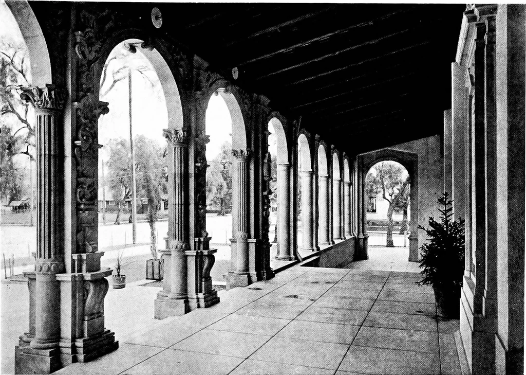 An illustration from American churches ... A series of authoritative articles on designing, planning, heating, ventilating, lighting and general equipment of churches as demonstrated by the best practice in the United States, 1915, leaf 282