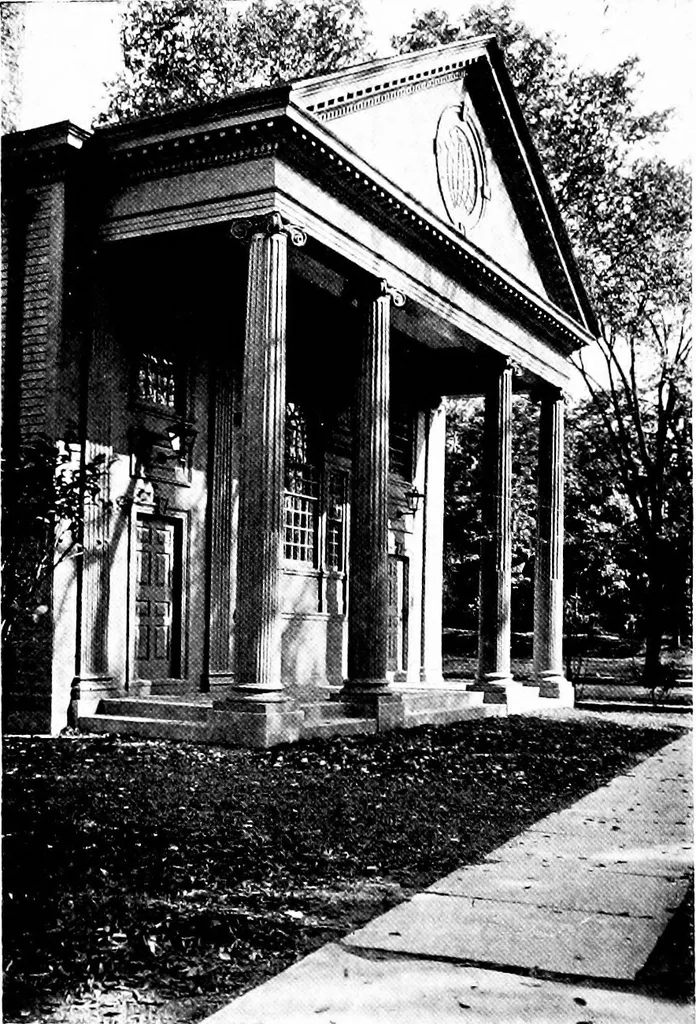 An illustration from American churches ... A series of authoritative articles on designing, planning, heating, ventilating, lighting and general equipment of churches as demonstrated by the best practice in the United States, 1915, leaf 29