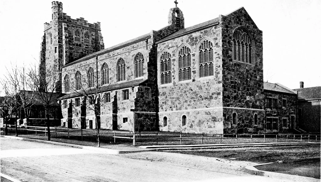 An illustration from American churches ... A series of authoritative articles on designing, planning, heating, ventilating, lighting and general equipment of churches as demonstrated by the best practice in the United States, 1915, leaf 302