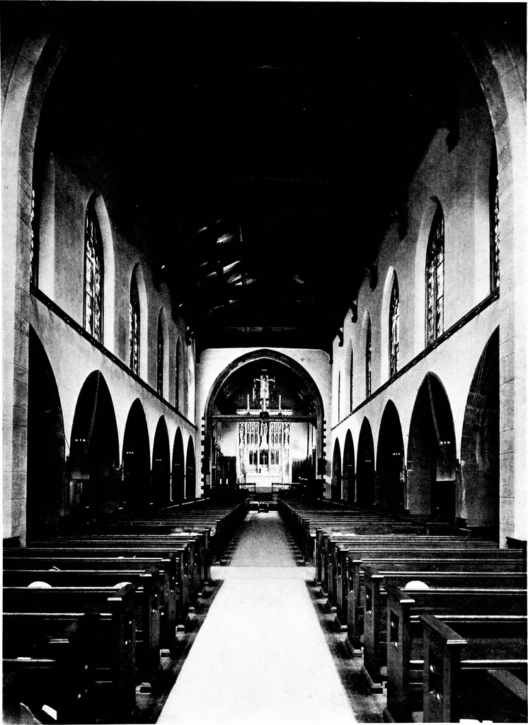 An illustration from American churches ... A series of authoritative articles on designing, planning, heating, ventilating, lighting and general equipment of churches as demonstrated by the best practice in the United States, 1915, leaf 306