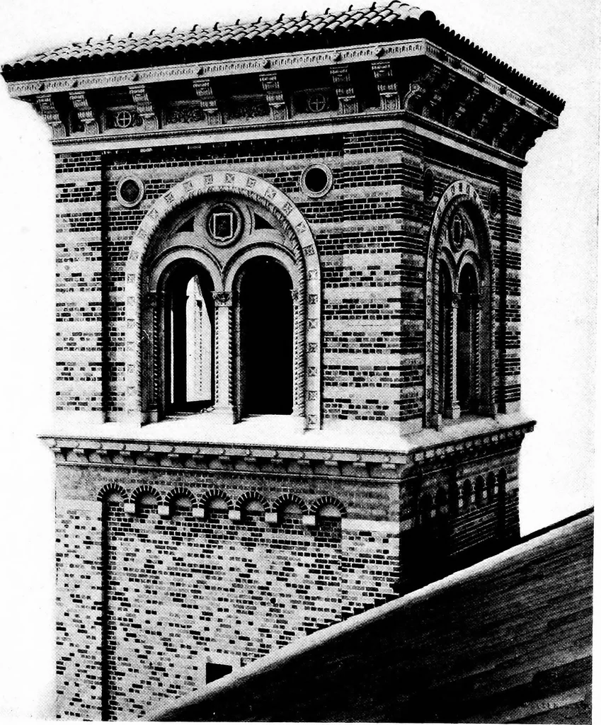 An illustration from American churches ... A series of authoritative articles on designing, planning, heating, ventilating, lighting and general equipment of churches as demonstrated by the best practice in the United States, 1915, leaf 340