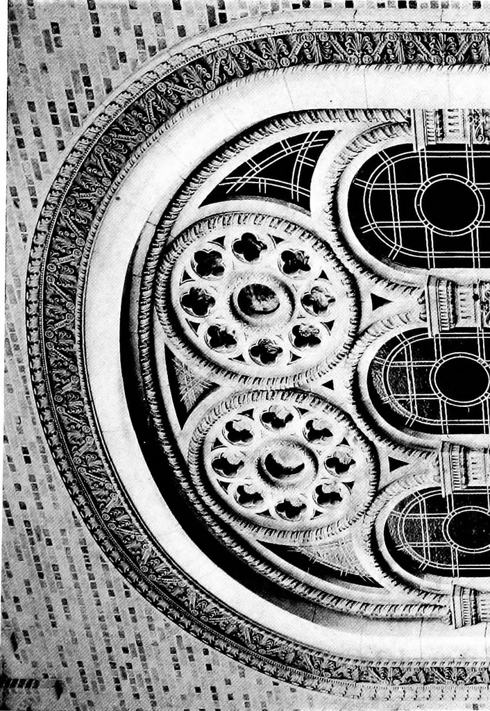 An illustration from American churches ... A series of authoritative articles on designing, planning, heating, ventilating, lighting and general equipment of churches as demonstrated by the best practice in the United States, 1915, leaf 340