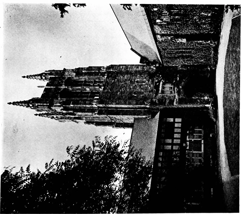An illustration from American churches ... A series of authoritative articles on designing, planning, heating, ventilating, lighting and general equipment of churches as demonstrated by the best practice in the United States, 1915, leaf 360