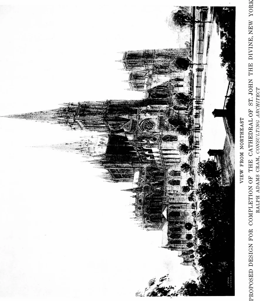 An illustration from American churches ... A series of authoritative articles on designing, planning, heating, ventilating, lighting and general equipment of churches as demonstrated by the best practice in the United States, 1915, leaf 434